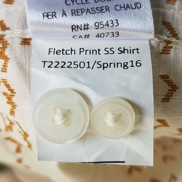 Toad&Co Button Front Men's Sz Large - Picture 6 of 7